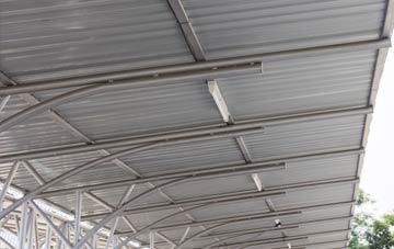 installing Barton End metal roofing